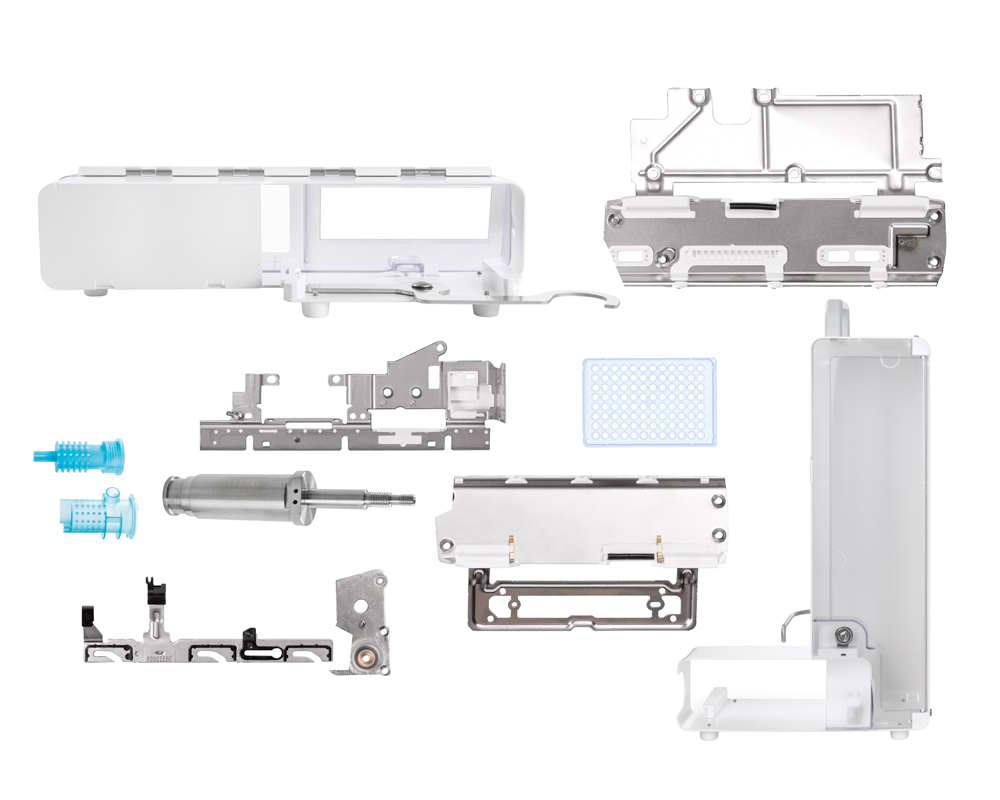 Housings, consumables and technical parts for medical applications